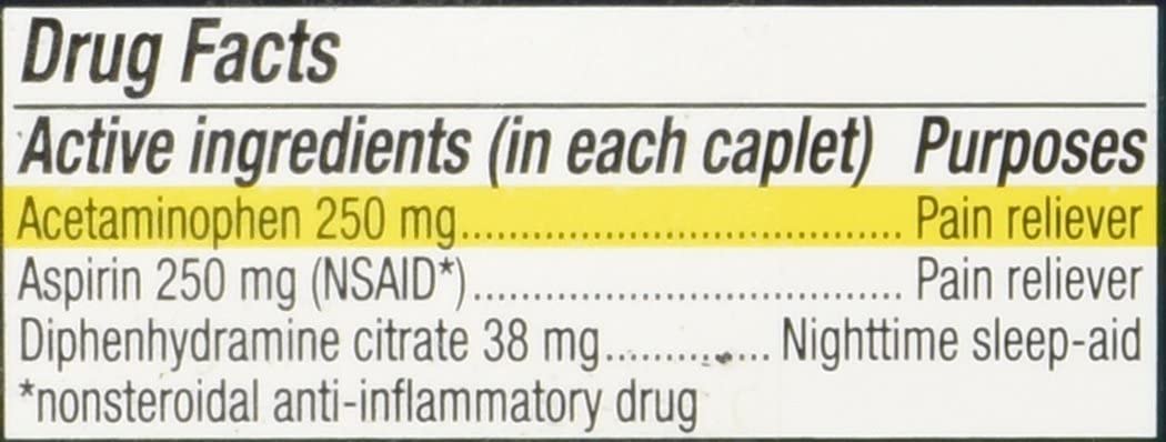 Excedrin PM Headache Caplets-24 ct