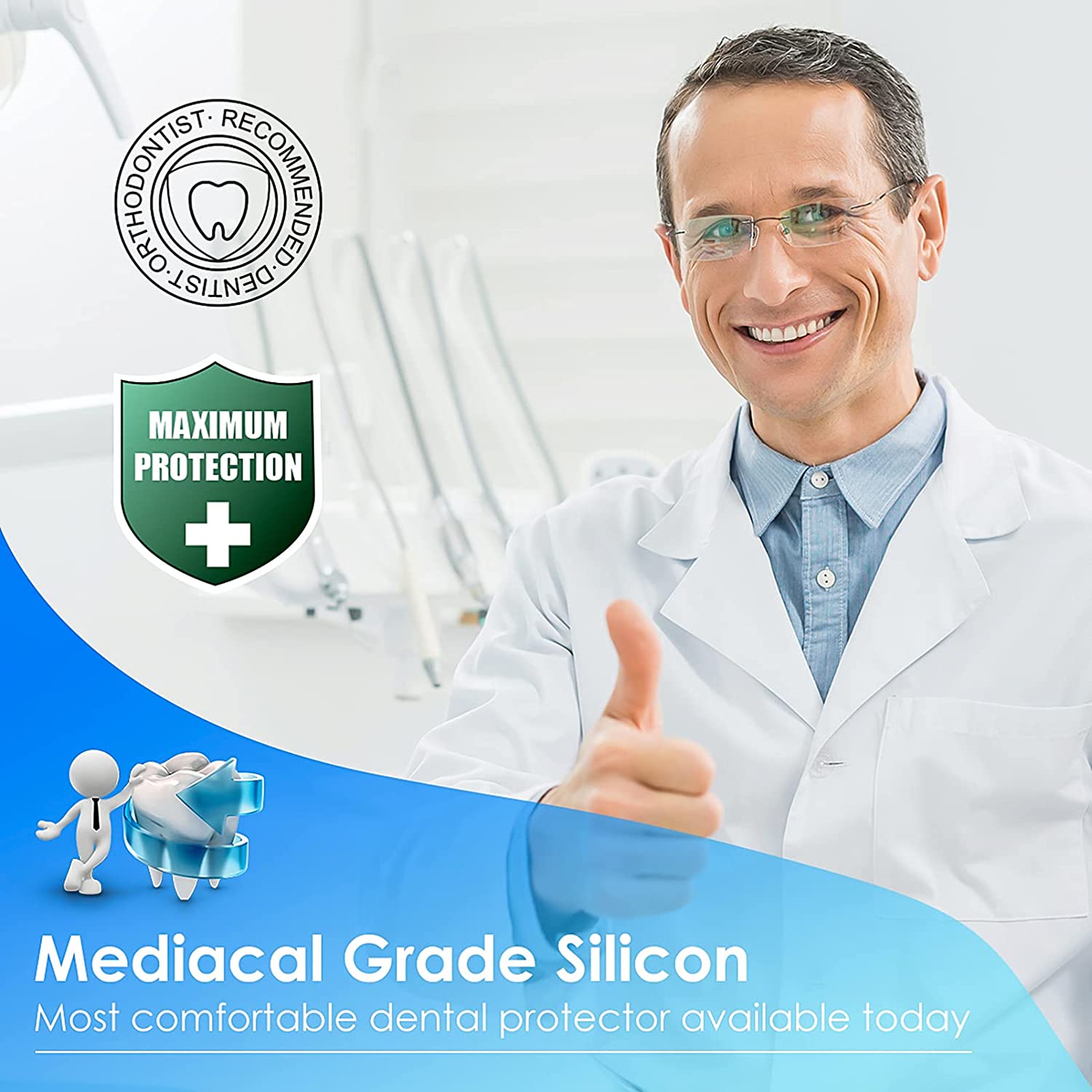 EXCEART 60 Pcs Interdental Brush Toothpick Wider Spaces Dental Picks Between Teeth Cleaner Deep Clea