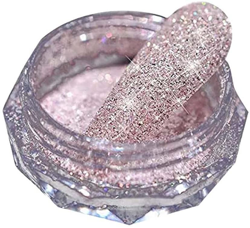 Nail Art Crystal Diamond Powder Women DIY Nail Art Decorations Chrome Gilt Shiny Nail Powder Manicur