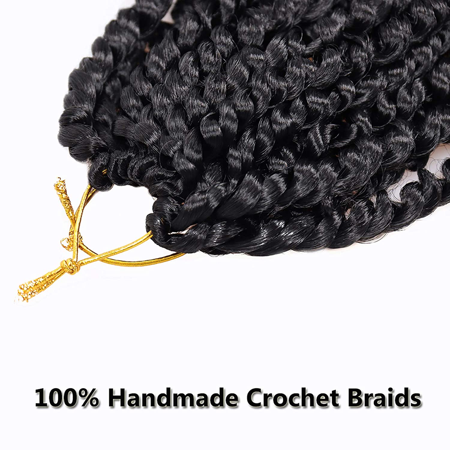 8 Packs Pre-twisted Passion Twist Hair 18 Inch Pre-looped Passion Twist Crochet Braids Bohemian Hair