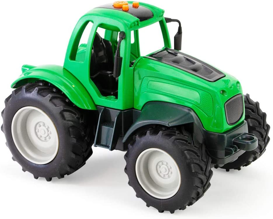 Boley Green Farm Tractor Toy - 1 Pk Realistic Light & Sound Toy Tractor Truck for Boys & Girls 3+