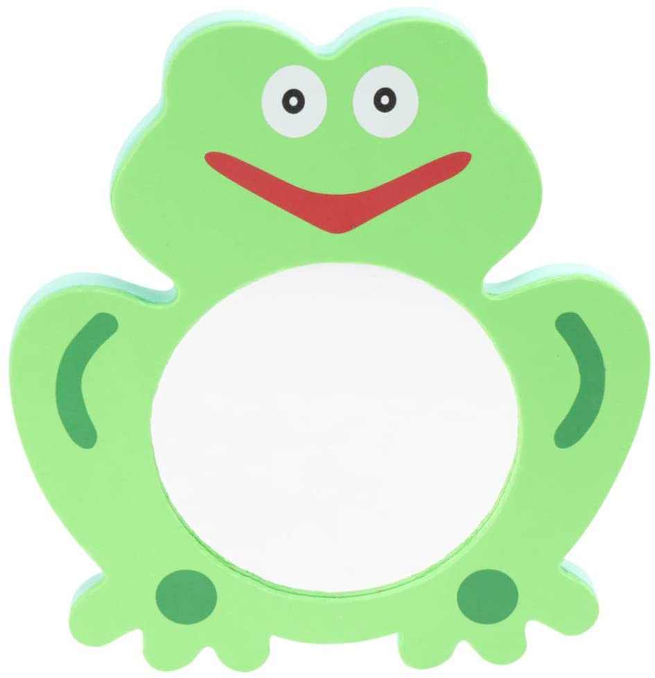 NUOBESTY Baby Mirror, EVA Unbreakable Mirror Shaped Foam Bath Toys