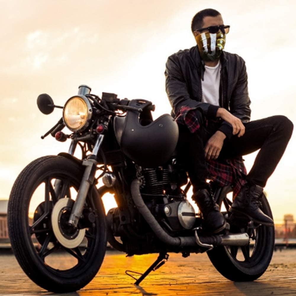 Neck Gaiter, Magic Headband Sport Headwear Elastic Face Mask Bandana Scarf UV Resistence Balaclava,