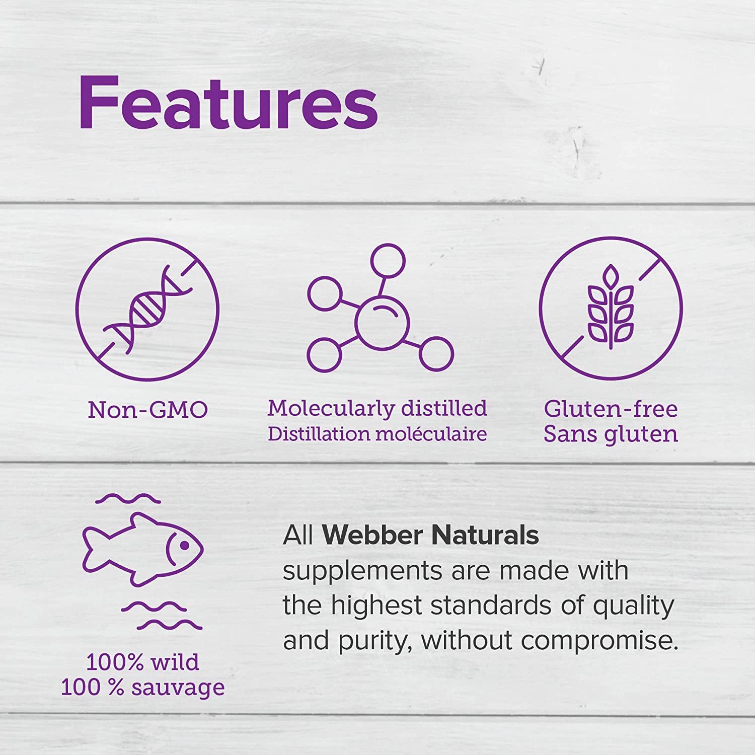 Webber Naturals Fish Oil 1,000 mg with 300 mg of Omega-3 Per Pill, 210 Softgels, for Heart, Brain an