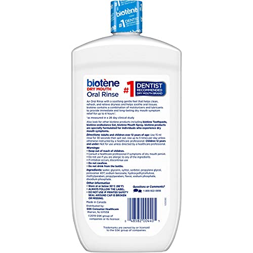 Biotene Dry Mouth Mouthwash 33.80 oz (Pack of 3)