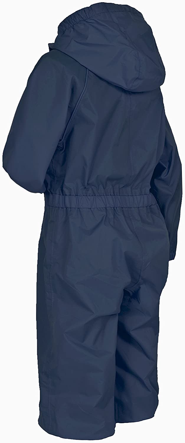 Button Babies Waterproof Breathable Rainsuit with Hood for Girls Boys