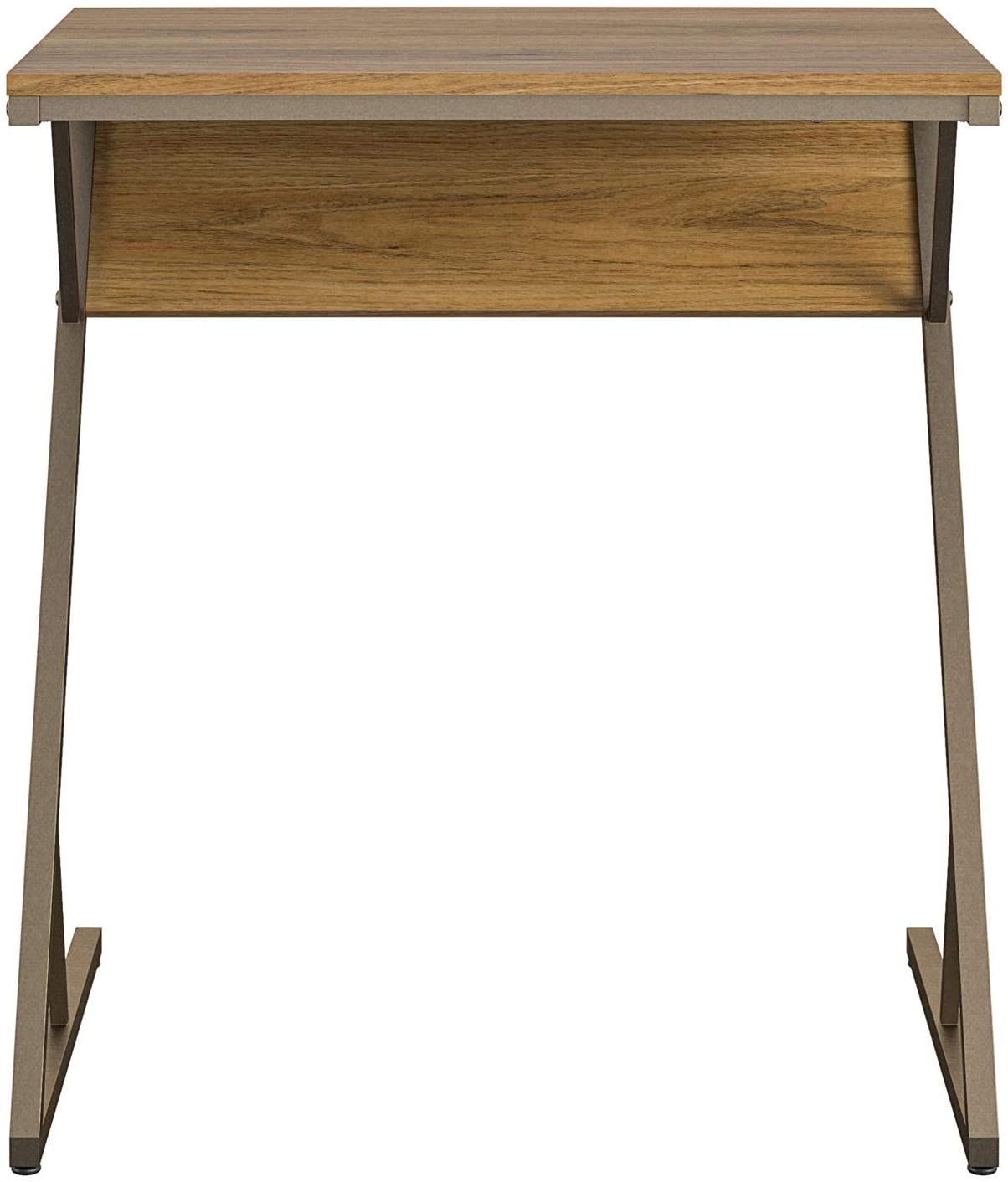 Novogratz Regal Laptop Desk, Walnut Accent Table