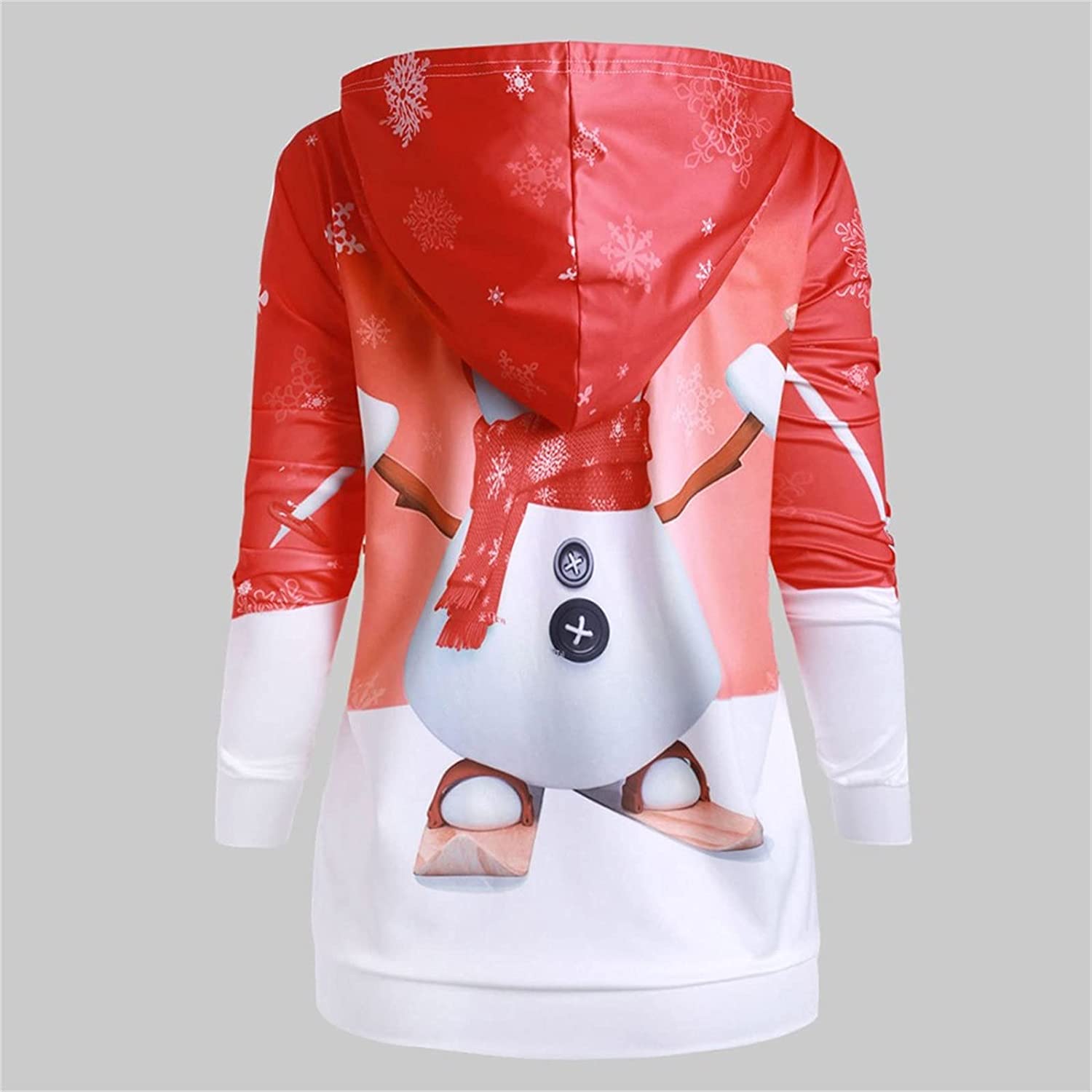 Going Out Tops for Women, Christmas Long Sleeve Hoodies 3D Graphic Print Sweatshirt Fall Clothes Cas