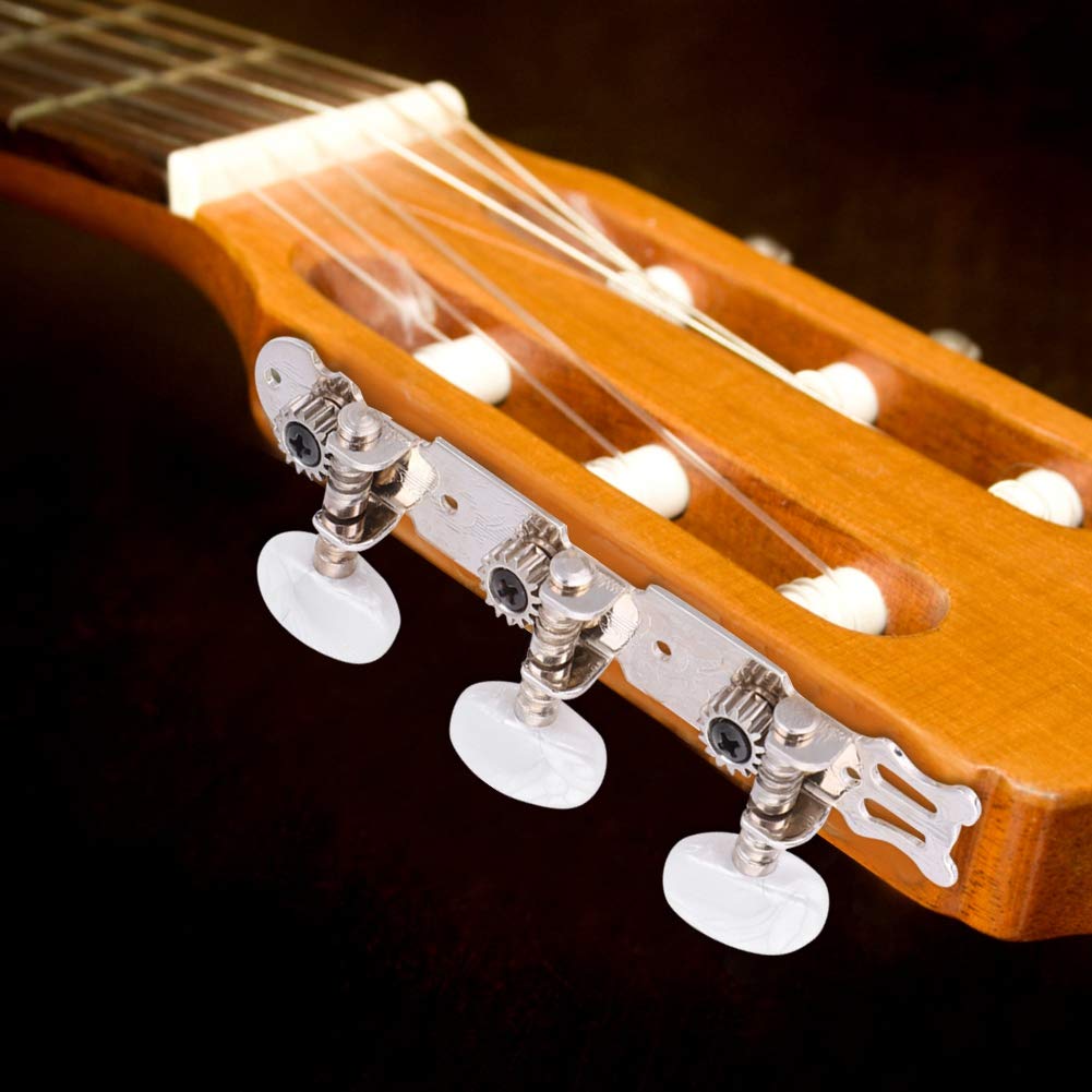 Machine Heads 3+3 Classical Guitar String Tuning Peg Replacement Guitar Turning Keys Machine Heads