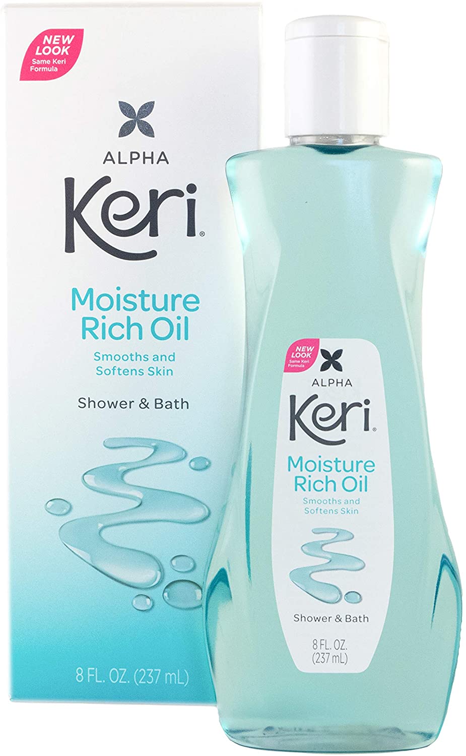 Kericure Keri Shower and Bath Oil, 8 Ounce