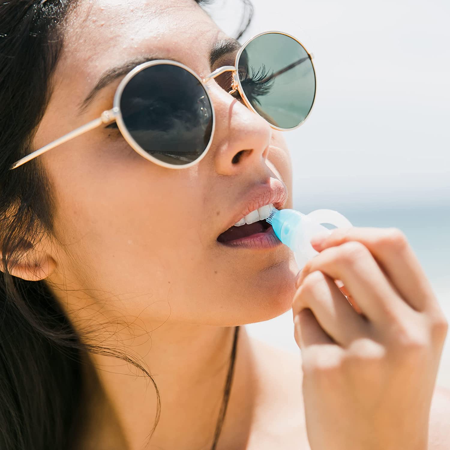 GLO Science GLO Brilliant 3 Pack Teeth Whitening Gel Treatment Kit for Fast, Pain-Free, Long Lasting