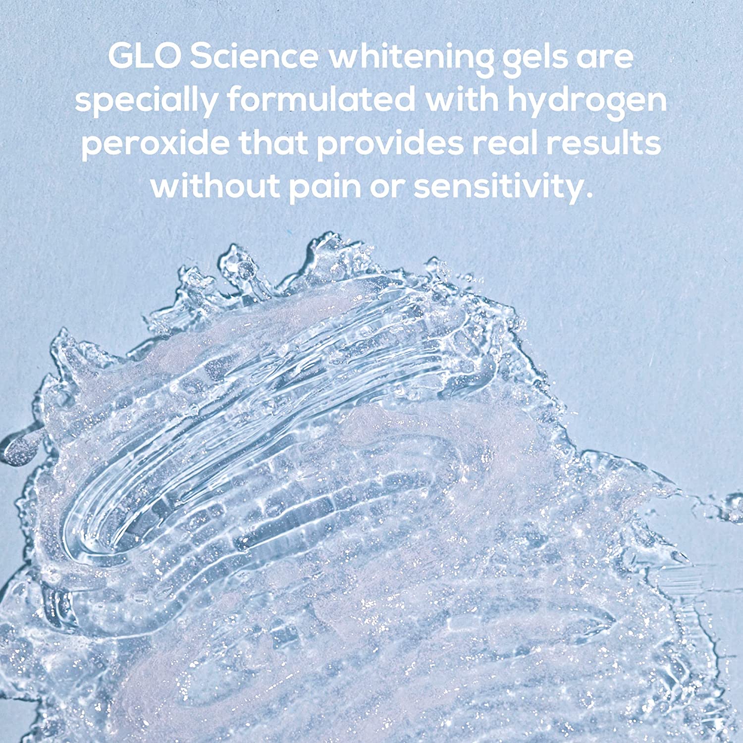 GLO Science GLO Brilliant 3 Pack Teeth Whitening Gel Treatment Kit for Fast, Pain-Free, Long Lasting