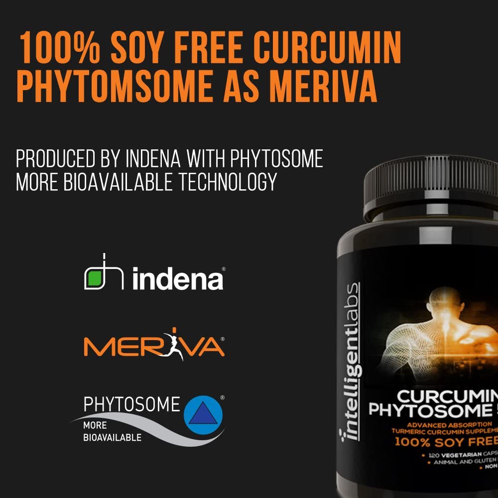 Intelligent Labs 500MG Meriva Curcumin Phytosome, 2900% Better Absorbed Than Ordinary Turmeric Curcu
