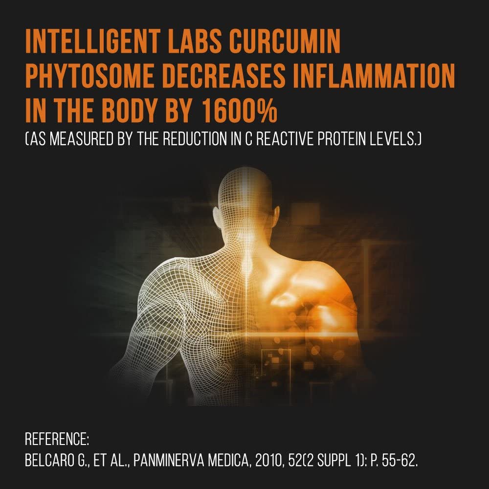 Intelligent Labs 500MG Meriva Curcumin Phytosome, 2900% Better Absorbed Than Ordinary Turmeric Curcu