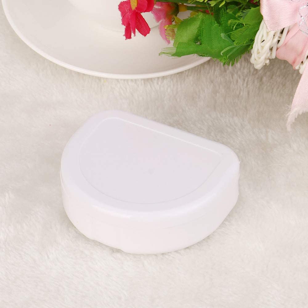 FeiFei66 Fashion Denture Bath Appliance False Teeth Box Storage Case Rinsing Basket