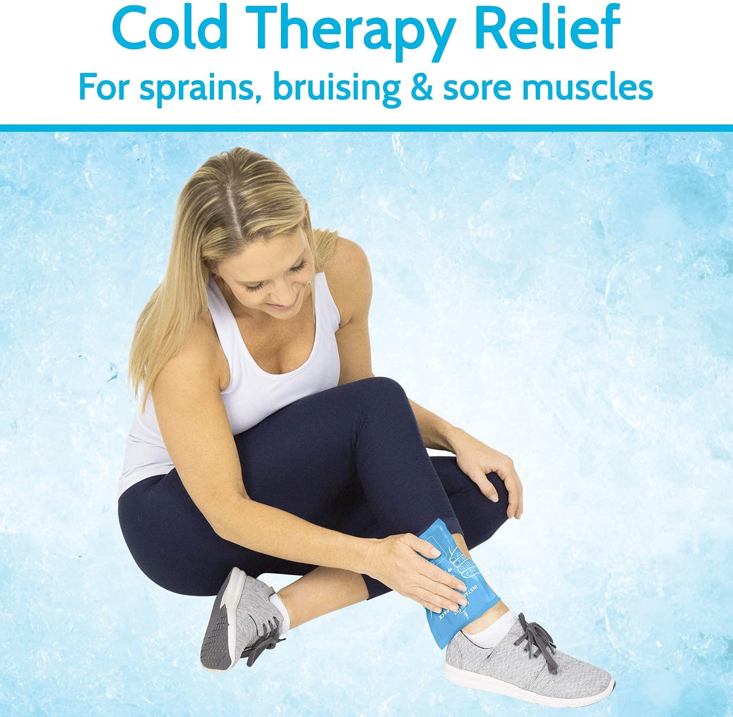 Arctic Flex Instant Cold Packs (24 Pack) - Disposable Single Use Ice for Injuries, Pain Relief, Infl