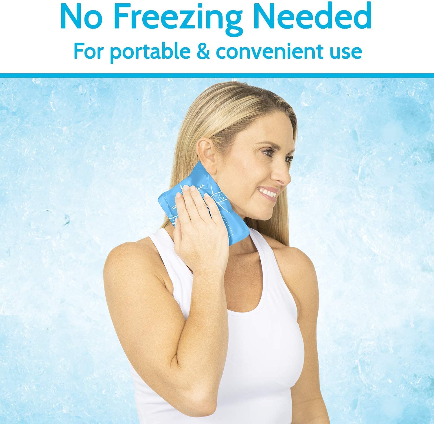 Arctic Flex Instant Cold Packs (24 Pack) - Disposable Single Use Ice for Injuries, Pain Relief, Infl