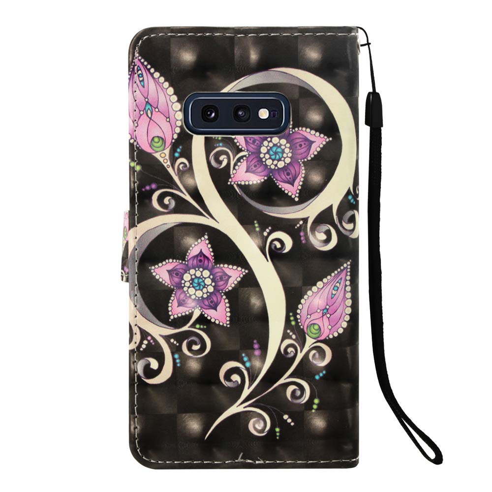 Amocase Wallet Leather Case with 2 in 1 Stylus for Samsung Galaxy S10E,Premium 3D Printed Magnetic P