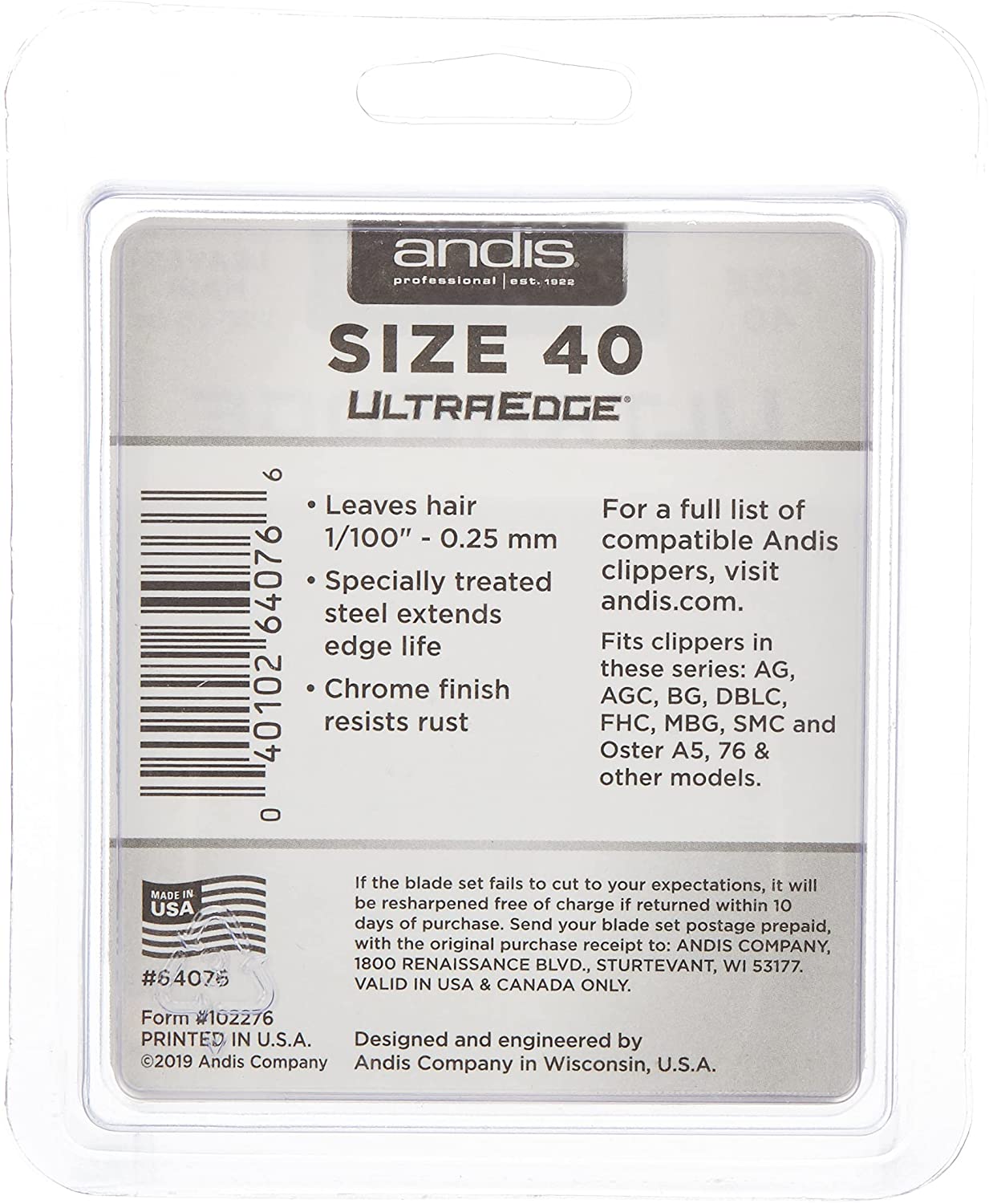 Andis UltraEdge Detachable Clipper Blade