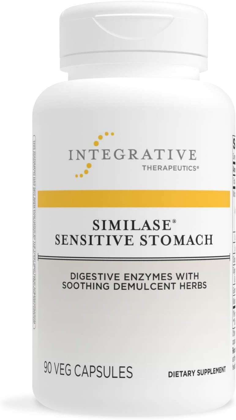 Integrative Therapeutics Similase Sensitive Stomach - Digestive Enzymes with Soothing Herbs* - with