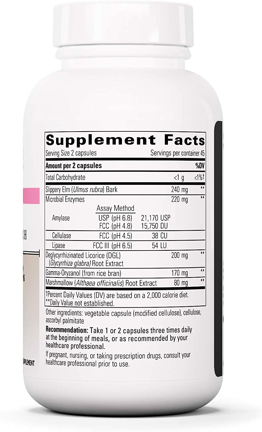 Integrative Therapeutics Similase Sensitive Stomach - Digestive Enzymes with Soothing Herbs* - with