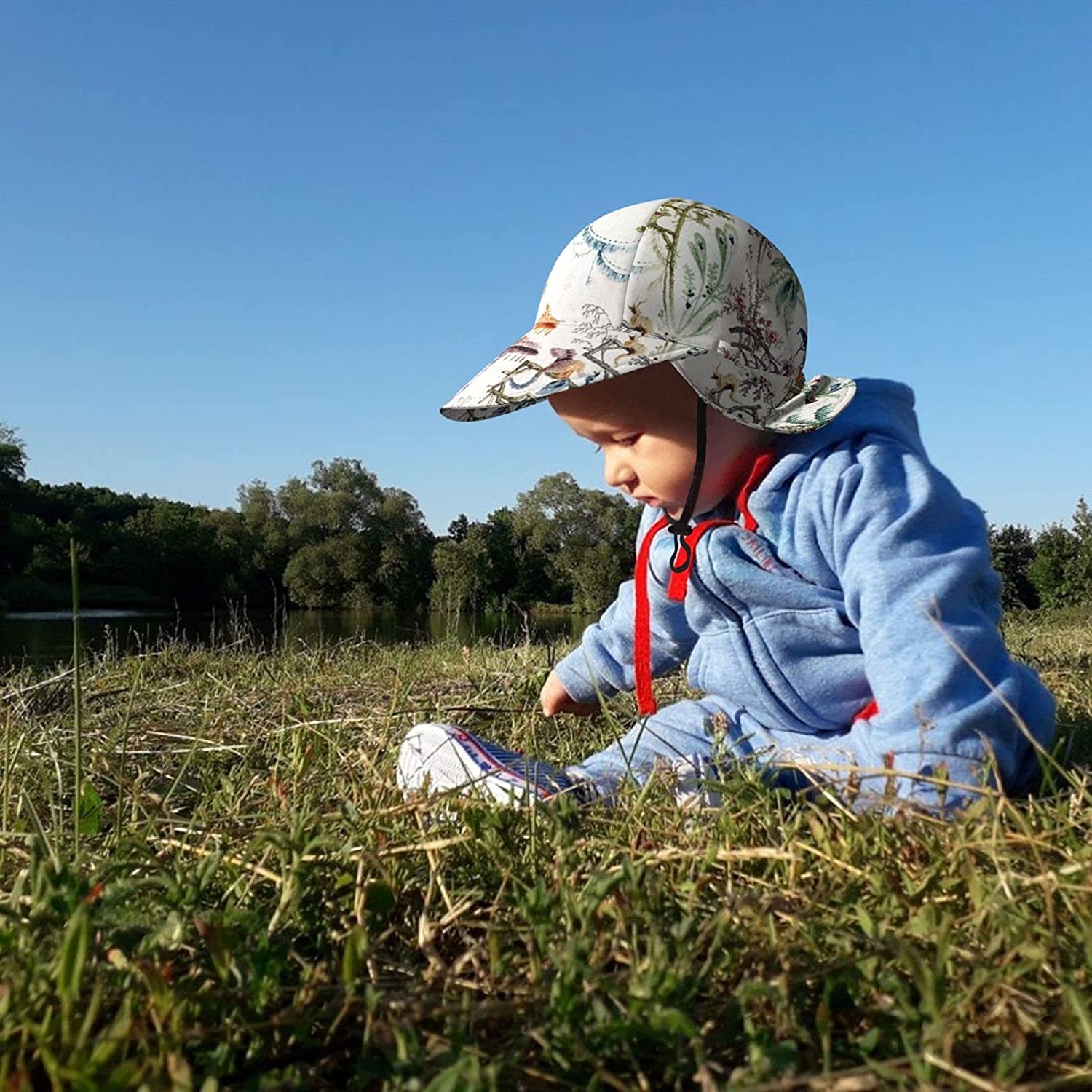 Kids Sun Hat Summer Play Hat Wide Brim Sun Protection Caps for Baby Infant Bucket Hat