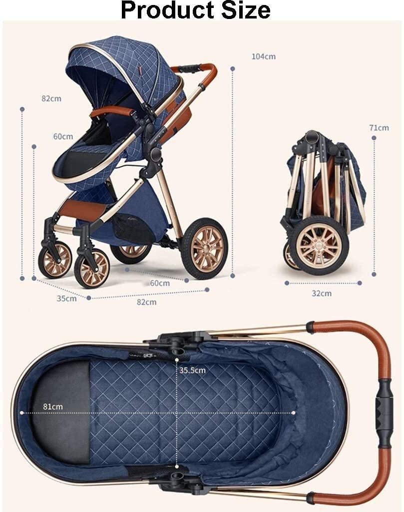 LOXZJYG Jogging Stroller | One-Hand Quick Fold - Gear Rambler Jogging Stroller | Smooth Ride Suspens