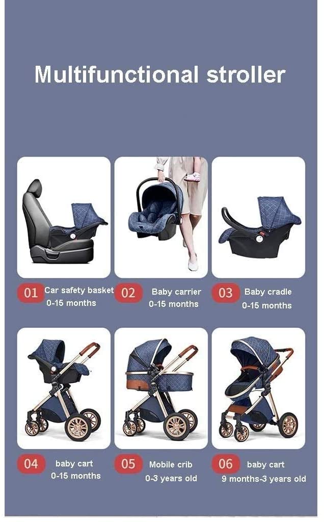 LOXZJYG Jogging Stroller | One-Hand Quick Fold - Gear Rambler Jogging Stroller | Smooth Ride Suspens