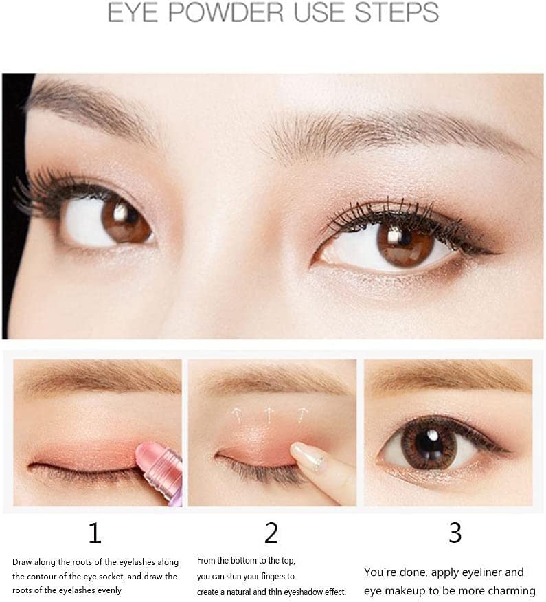 Sparkling Rollon Eye Shadow Powder, Loose Glitter Powder Safe Makeup