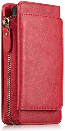Jennyfly 2018 iPhone XR Case, Detachable Premium PU Leather Wallet Case with Credit Card Slots & Cas