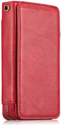 Jennyfly 2018 iPhone XR Case, Detachable Premium PU Leather Wallet Case with Credit Card Slots & Cas