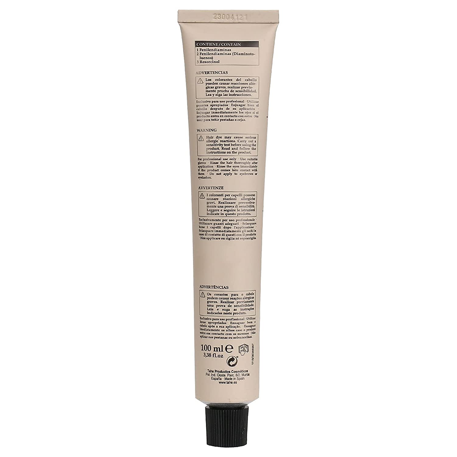 Tahe Organic Care Hair Color (100.01)