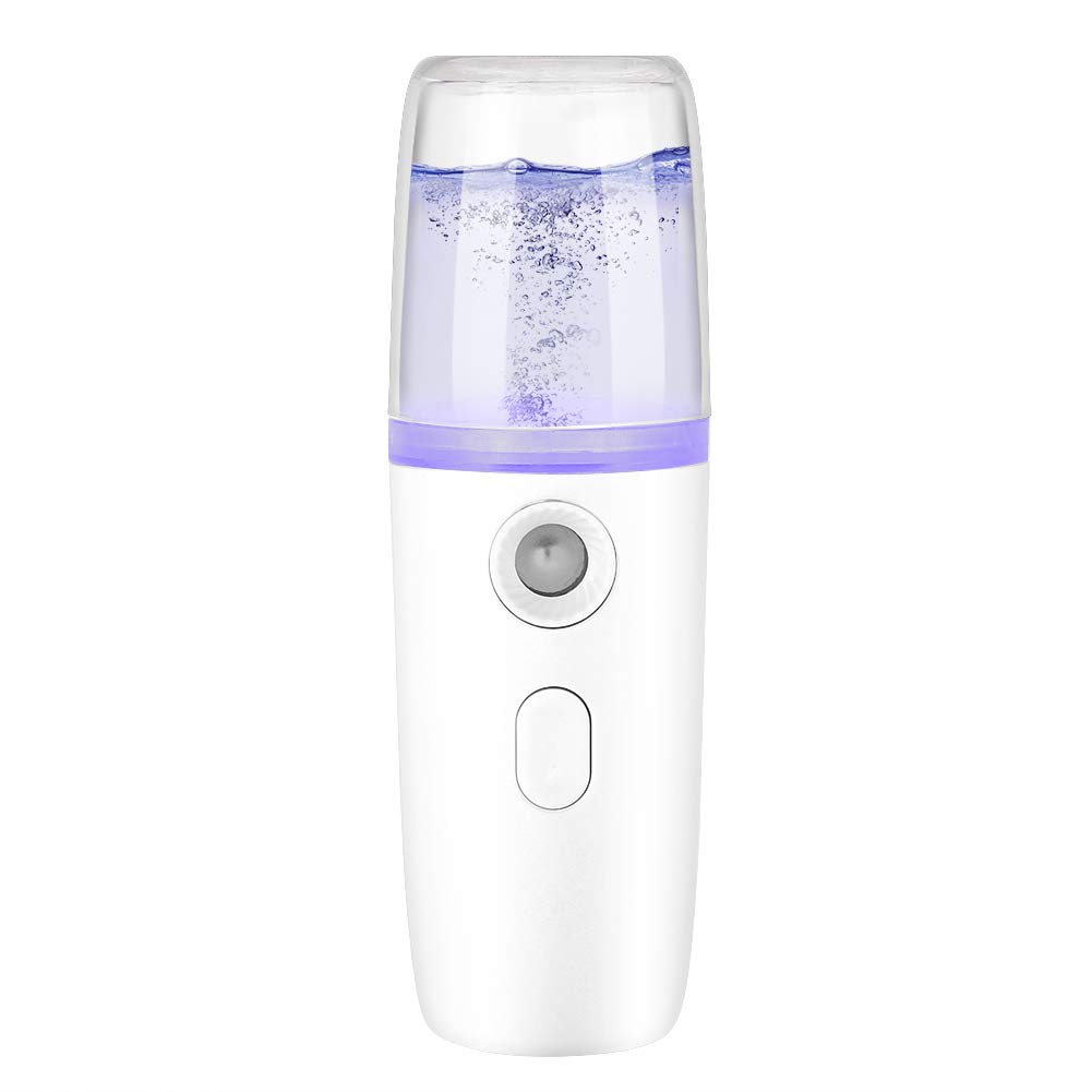 Handy Mist Sprayer Cool Facial Humidifier,Portable Handheld Nanomist Water Steamer Hydrating Device
