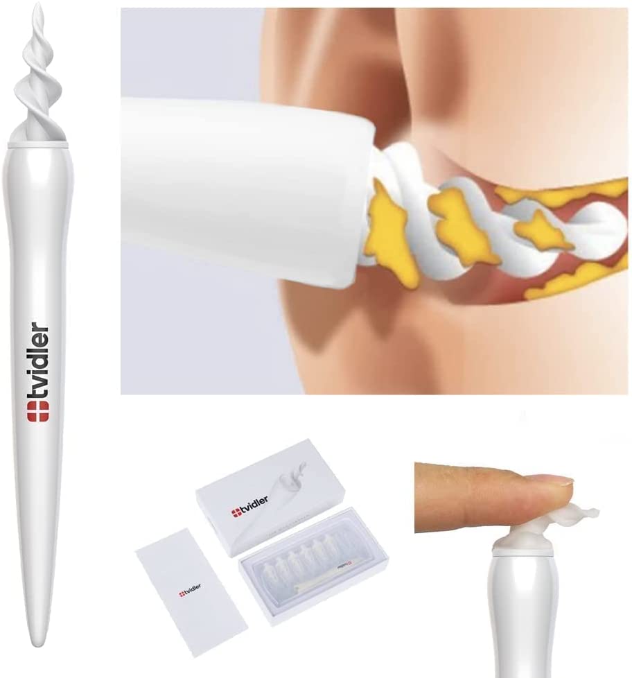 Tvidler Spiral Ear Wax Removal Kit - The Safe, Effective, Comfortable and Eco-Friendly Ear Wax Remov