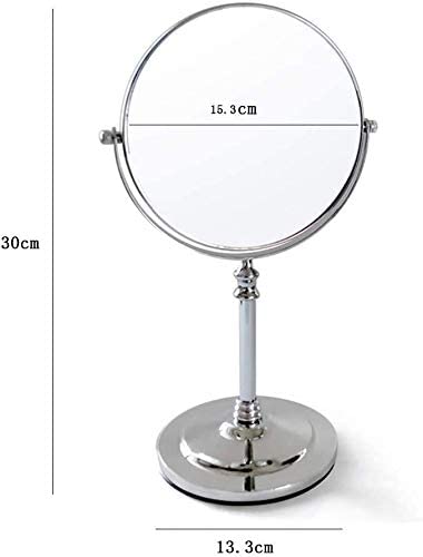 AMDHZ Desktop Vanity Mirror,Princess Mirror,Double-Sided,Portable,European Table Mirror,Bedroom Make