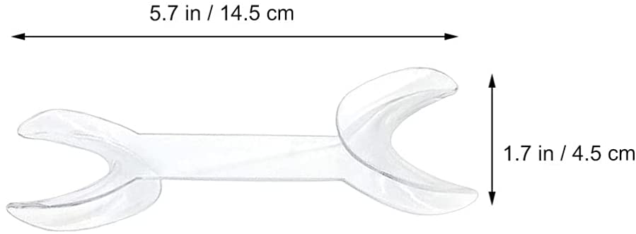 Healifty 6pcs T- Shape Teeth Retractor Double Head Dental Mouth Opener Intraoral Opener Teeth Retrac