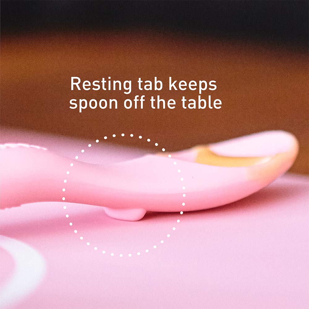 Baby Feeding Spoon, Silicone Training Spoon for Babies, BPA & Phthalate Free, 6 Month+