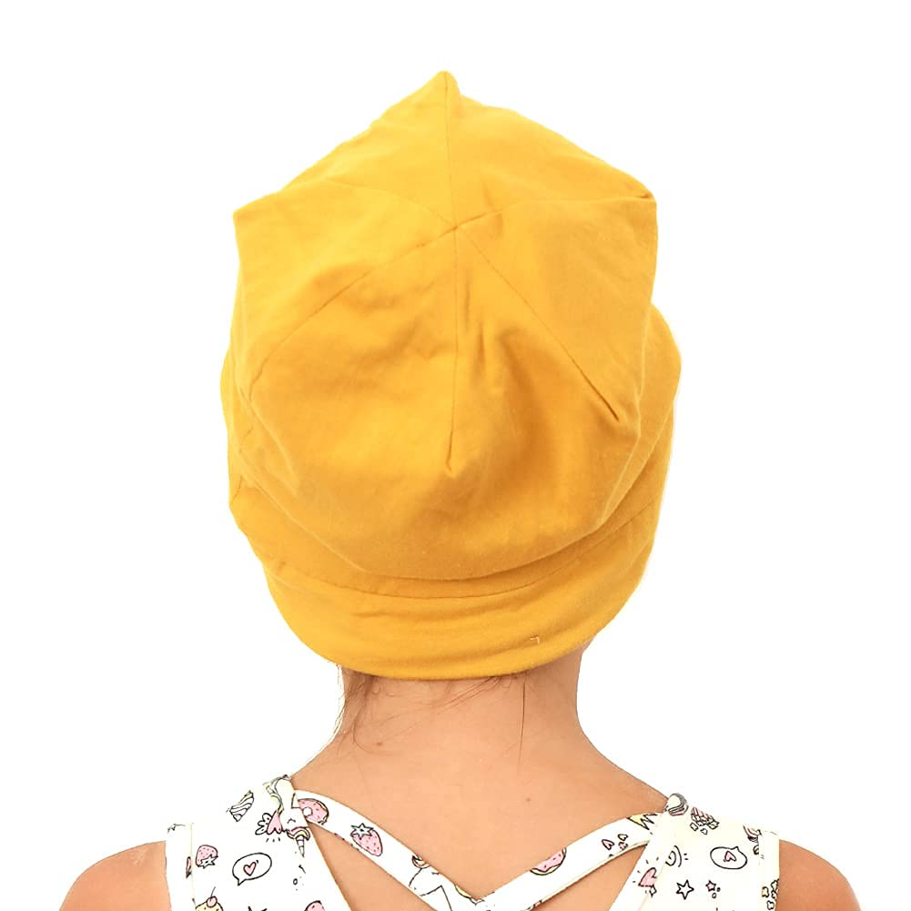 Sent Hair Kids Satin Lined Bonnet Silk Slouchy Beanie for Natural Hair Adjustable Sleep Bonnet Slap