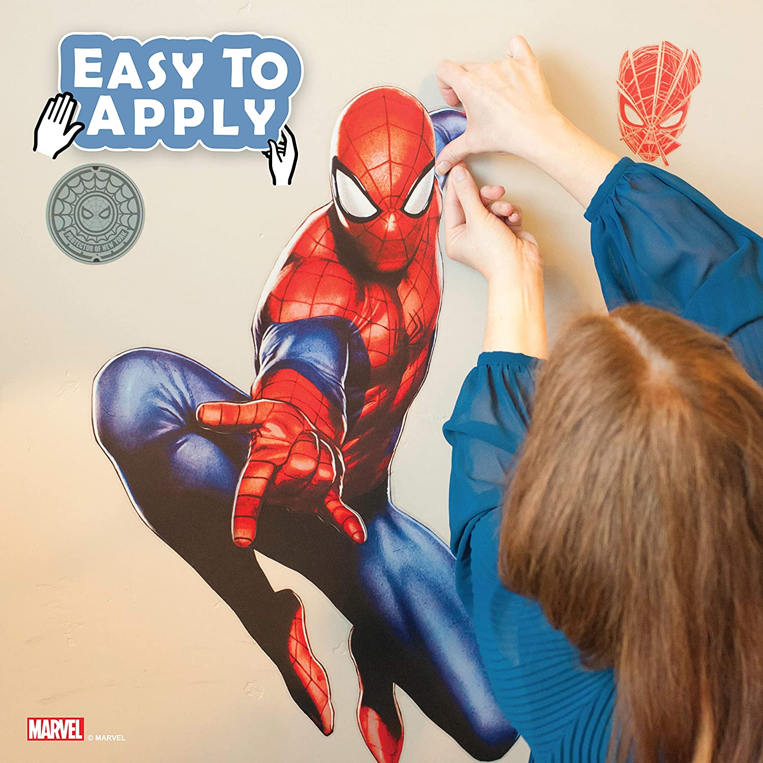 Marvel Spider-Man Wall Decal - Marvel Wall Decals with 3D Augmented Reality Interaction - 30