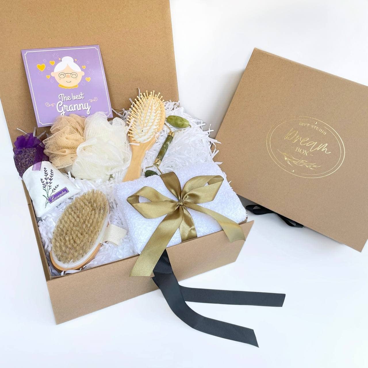 DREAMBOX Birthday Box for Women – Birthday Box “To The Best Grandmother” with Gifts for Women 