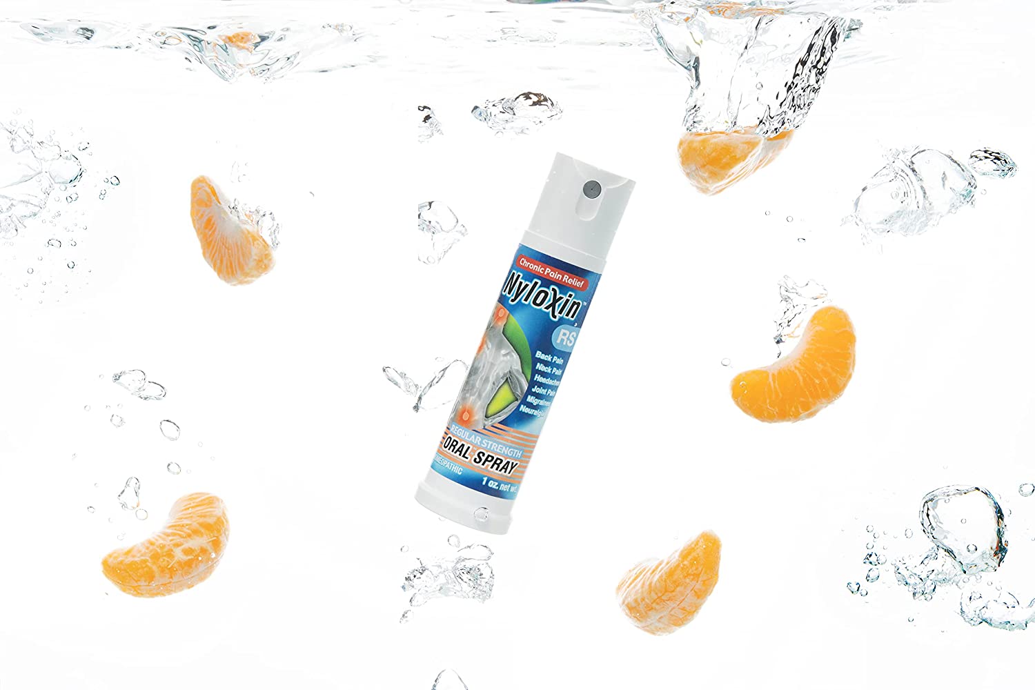 Nyloxin Pain Relief Oral Spray Pain Reliever for Relieving Arthritis, Muscle, and Joint Pain (1 Oz)