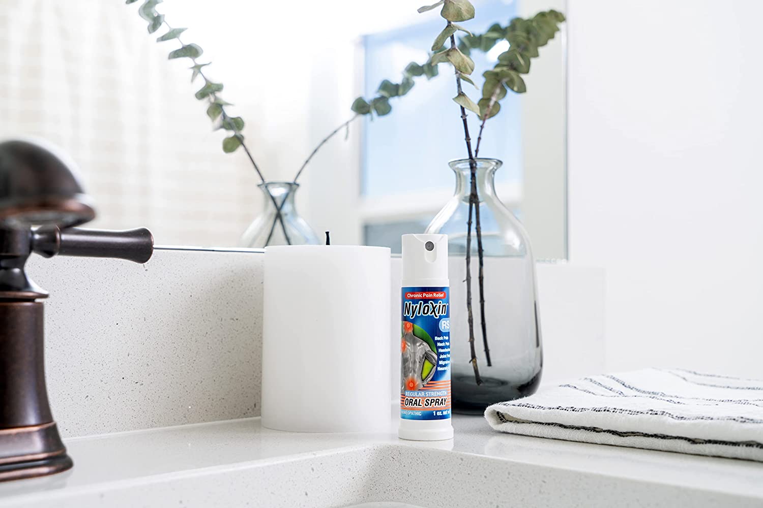 Nyloxin Pain Relief Oral Spray Pain Reliever for Relieving Arthritis, Muscle, and Joint Pain (1 Oz)