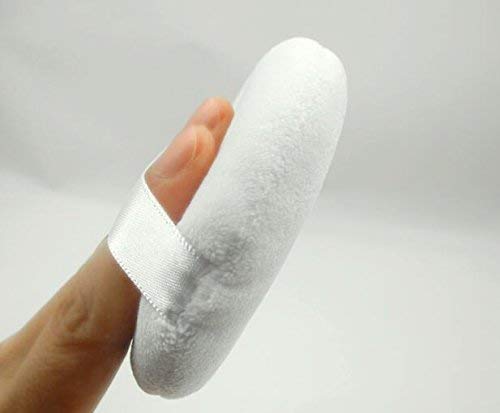 1PC Empty Refillable Green Plastic Baby Skin Care Baby Bath Puff Container Kit Talcum Powder Case St