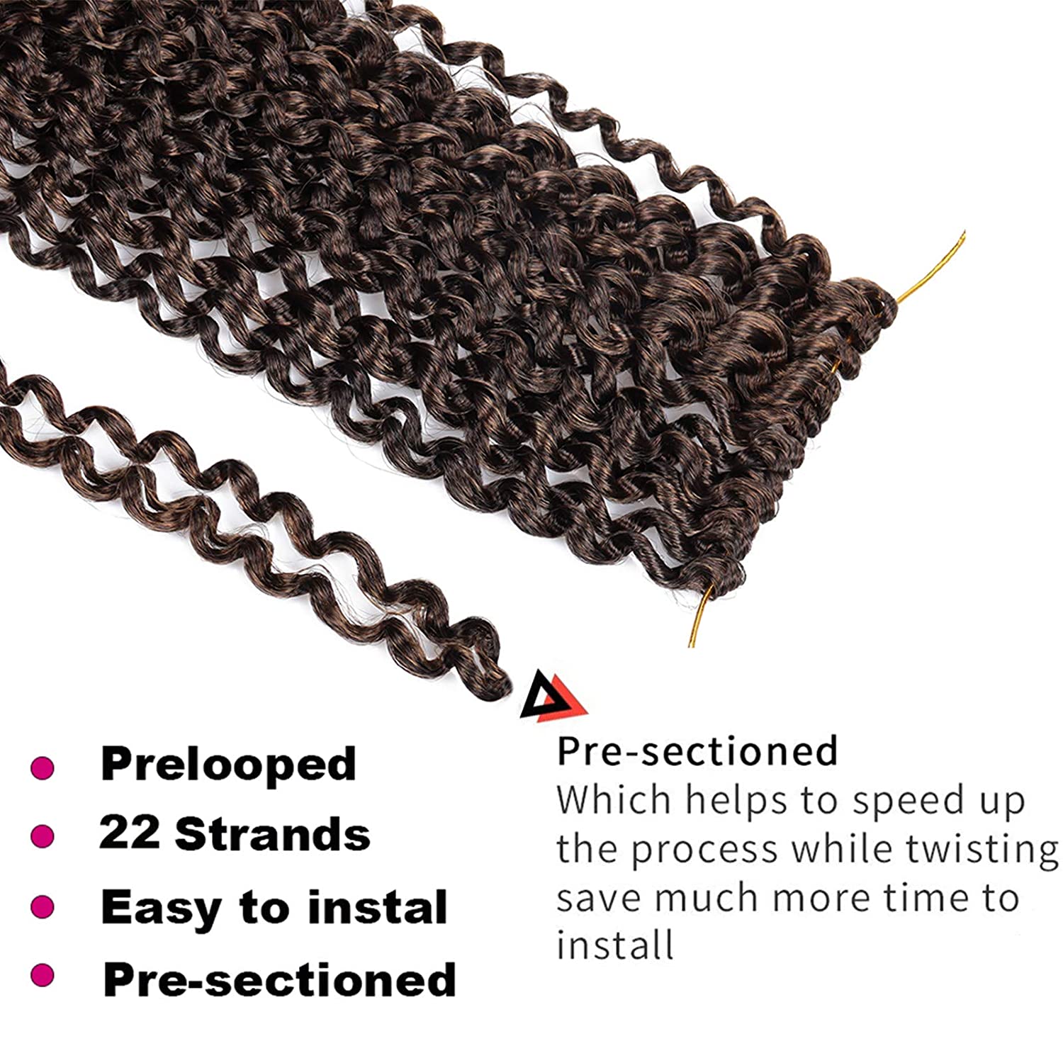 Dorsanee Passion Twist Hair Water Wave Crochet Braids for Passion Twist Crochet Hair Passion Twist B