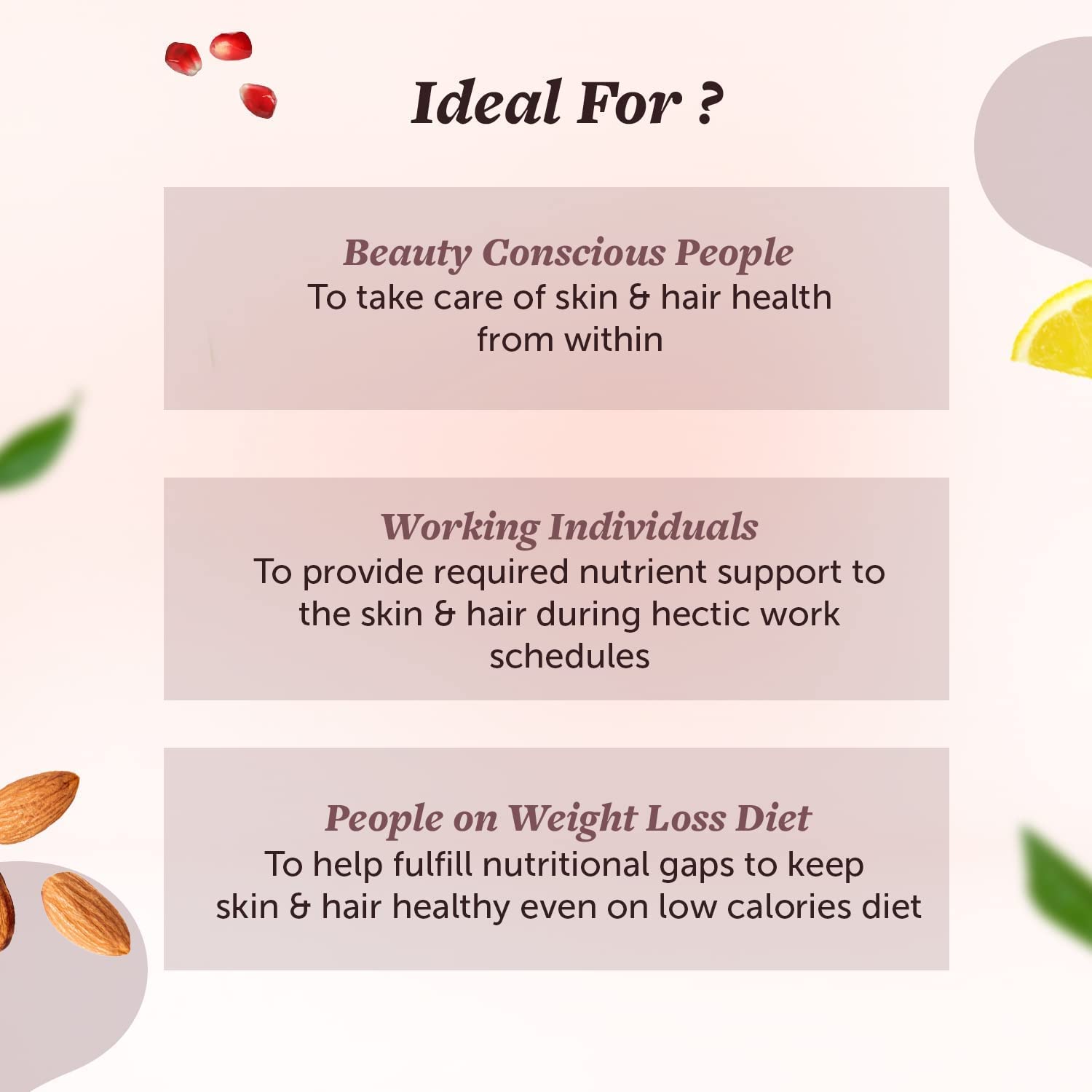 deal Hair Skin Vitamins Supplement with Biotin, Keratin Booster for Hair Growth, Turmeric, Primrose