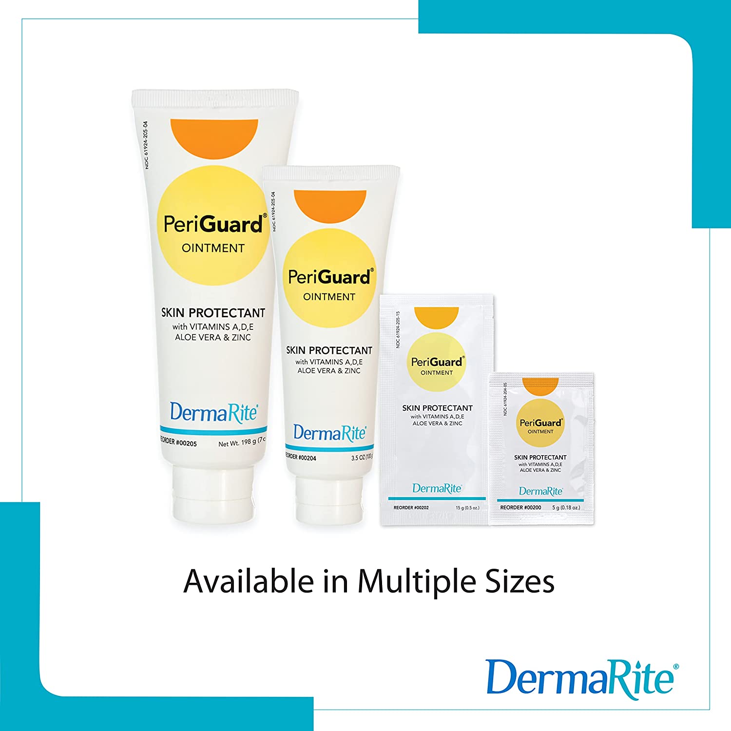 PeriGuard Skin Protectant Ointment - Vitamin A, D, E, Aloe Vera, Zinc, Petroleum Based Moisture Barr