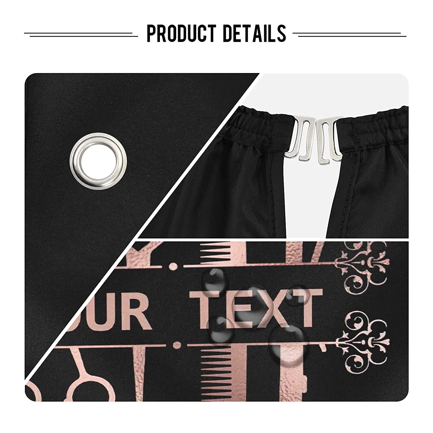 Custom Professional Haircut Cape, Add Your Text Personalized Waterproof Polyester Haircut Cape, Cust