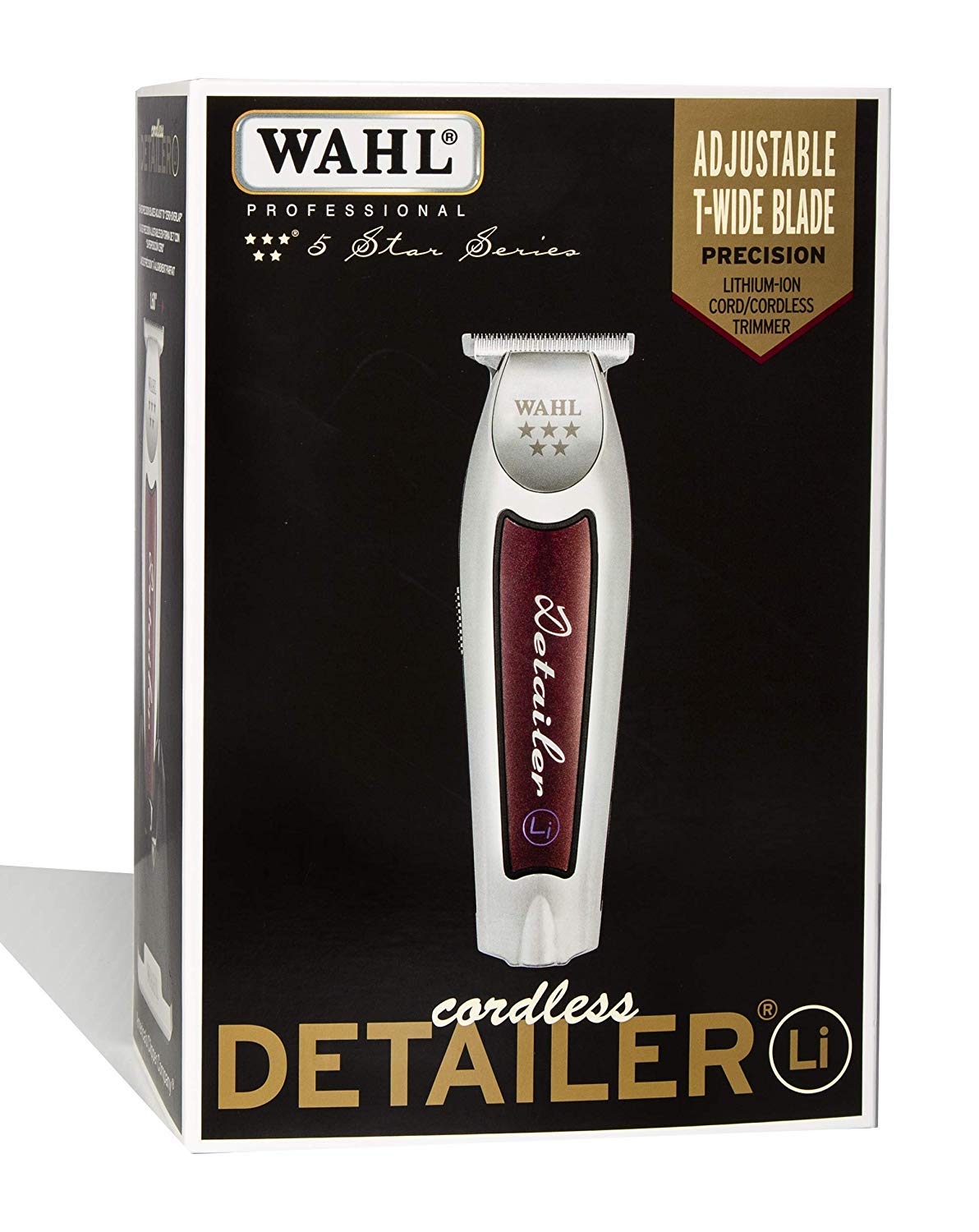 Wahl Professional - 5-Star Series Cordless Detailer Li Extremely Close Trimming, Crisp Clean Line, E