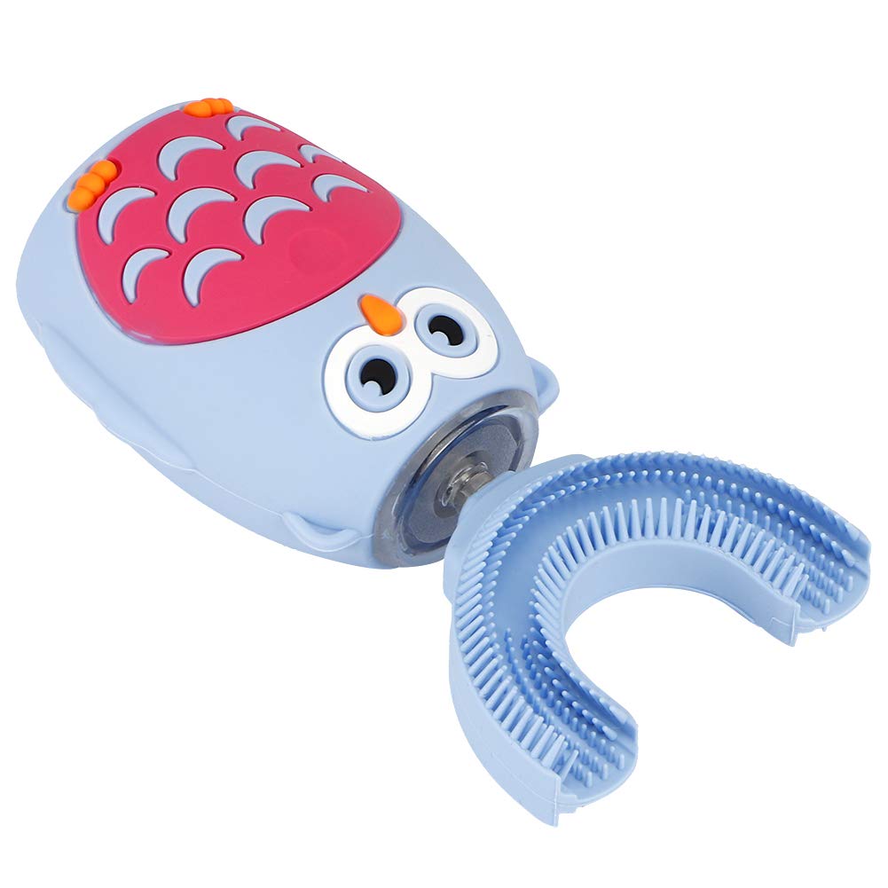 Automatic Toothbrush, Intelligent Automatic USB Rechargeable U‑Shaped Electric Toothbrush Kid Teet