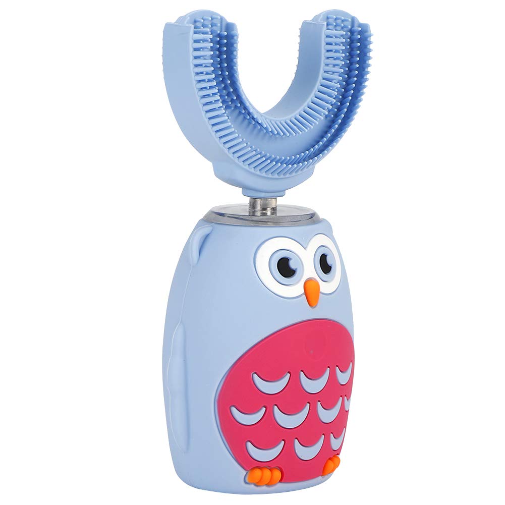 Automatic Toothbrush, Intelligent Automatic USB Rechargeable U‑Shaped Electric Toothbrush Kid Teet